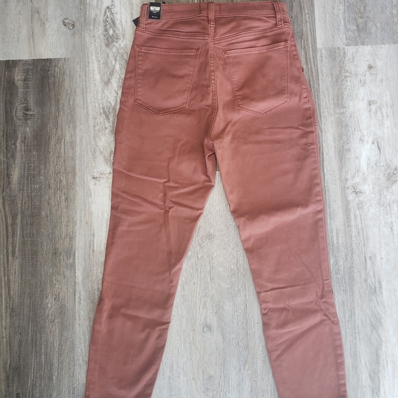 NWT | Abercrombie & Fitch |  Ultra High Rise Super Skinny Ankle Jeans Terracota - Picture 3 of 10